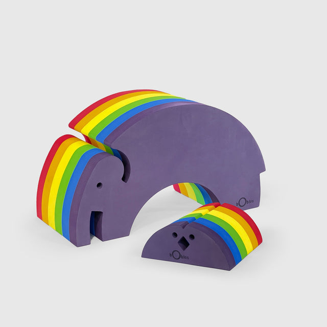 Elefant L & Kylling Rainbow